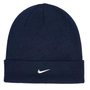 Czapka zimowe Nike Peak Metal Swoosh. Niebieskie czapki Nike, bez wzorów, sportowe. Za 140,89 zł.
