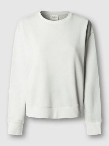 Pepe Jeans Bluza "Malu" w kolorze białym rozmiar: S. Białe bluzy Pepe Jeans, s, bez wzorów, z jeansu, bez kaptura. Za 152,99 zł.