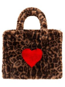 Zwillingsherz Shopper bag "Leo & Heart" w kolorze brązowym - 50 x 35 cm rozmiar: onesize. Brązowe shopper bag Zwillingsherz, bez wzorów, z materiału, na ramię, bez dodatków. Za 93,95 zł.