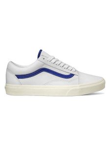 Vans Skórzane sneakersy "Old Skool" w kolorze białym rozmiar: 40,5. Białe trampki Vans, bez wzorów, bez zapięcia. Za 294,95 zł.