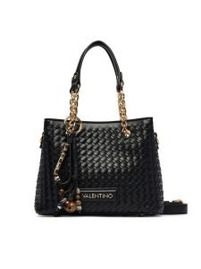 Valentino Torebka Gea VBS9UC06 Czarny. Czarne torebki klasyczne Valentino, bez wzorów, ze skóry, bez dodatków. Za 649,99 zł.