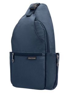 Puccini Saszetka w kolorze granatowym - 18 x 36 x 8 cm rozmiar: onesize. Niebieskie nerki i saszetki Puccini, bez wzorów, z materiału. Za 130,81 zł.