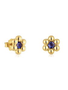 TOUS Kolczyki Sugar Party 1004230800 Złoty. Żółte kolczyki Tous, metalowe. Za 379,99 zł.