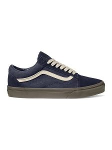 Vans Skórzane sneakersy "Old Skool" w kolorze granatowym rozmiar: 36,5. Niebieskie trampki Vans, bez wzorów, bez zapięcia. Za 136,13 zł.