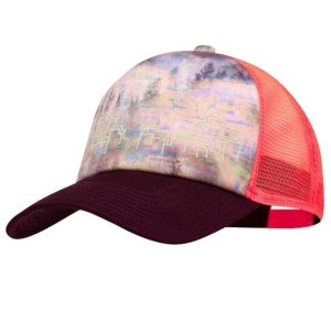 Czapka z daszkiem damska Buff Trucker Cap. Fioletowe czapki Buff, bez wzorów, z elastanu, sportowe. Za 107,00 zł.