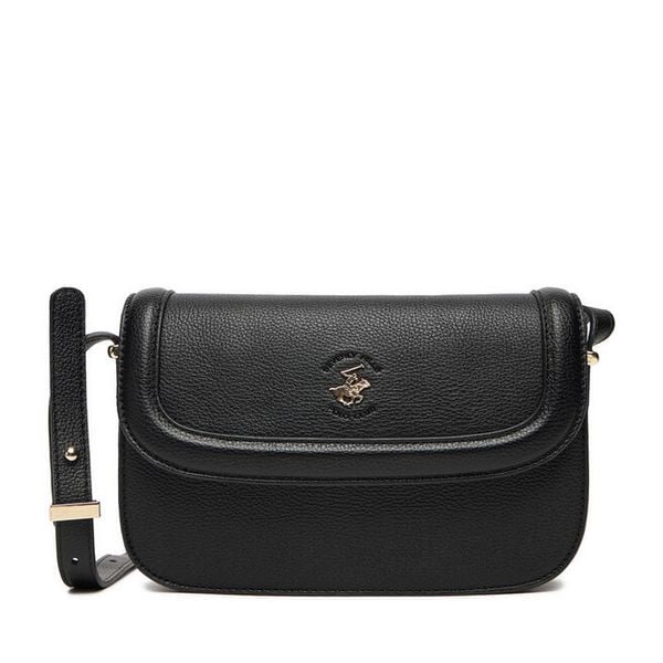 Torebka Beverly Hills Polo Club. Czarne listonoszki Beverly Hills Polo Club, bez wzorów, bez dodatków. Za 159,99 zł.