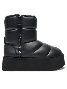 KARL LAGERFELD Śniegowce KL48554 Czarny. Czarne buty zimowe KARL LAGERFELD, ze skóry, bez obcasa, bez zapięcia. Za 789,99 zł.