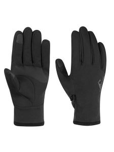 Westfjord Rękawice softshellowe "Hekla" w kolorze czarnym rozmiar: 8. Czarne rękawiczki Westfjord, bez wzorów, z polaru. Za 109,00 zł.