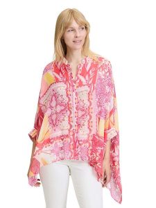 Betty Barclay Tunika w kolorze różowym rozmiar: onesize. Różowe tuniki Betty Barclay, na co dzień, bez wzorów, bez kołnierzyka, bez ramiączek. Za 95,95 zł.