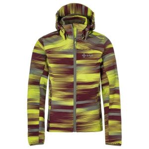 Giacca softshell da ragazzo Kilpi RAVIO-J. Fioletowe kurtki Kilpi, bez wzorów, z softshellu, bez kaptura. Za 318,77 zł.