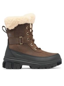Sorel Śniegowce Torino™ V Parc Wp 2106721256 Brązowy. Brązowe buty zimowe Sorel, z nubiku, bez obcasa, bez zapięcia. Za 669,99 zł.