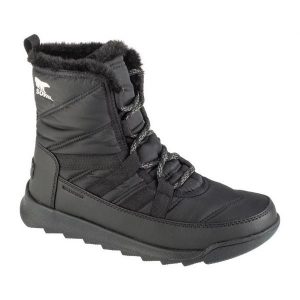 Buty Sorel Whitney Ii Plus Lace Wp 2088241010 czarne. Czarne buty zimowe z gumy, bez obcasa, bez zapięcia. Za 673,44 zł.