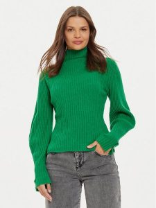 Liu Jo Sweter WF4361 MA57P Zielony Regular Fit. Zielone swetry klasyczne Liu Jo, xl, z syntetyku, bez kołnierzyka. Za 579,99 zł.