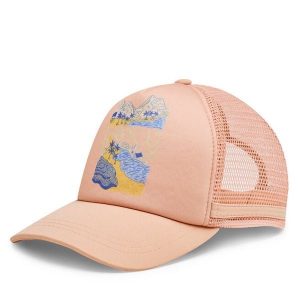 Czapka z daszkiem Roxy. Brązowe czapki Roxy, bez wzorów. Za 69,99 zł.