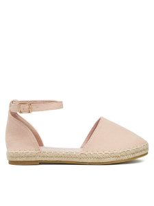 DeeZee Espadryle E8265-6 Różowy. Czerwone espadryle DeeZee, bez wzorów, z materiału, bez obcasa. Za 119,99 zł.