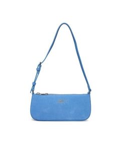 Tommy Jeans Torebka Tjw Must Suede Shoulder Bag AW0AW18454 Niebieski. Niebieskie torebki klasyczne Tommy Jeans, bez wzorów, z jeansu, bez dodatków. Za 529,99 zł.