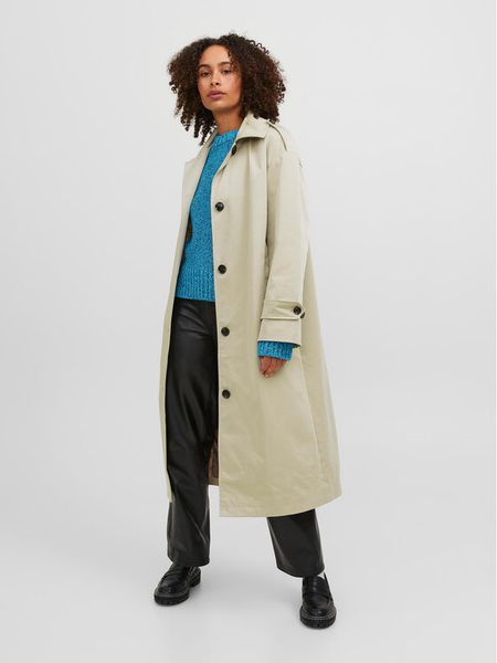 JJXX Trencz Verona 12247518 Beżowy Regular Fit. Brązowe płaszcze JJXX, m, bez wzorów, z syntetyku, bez kaptura. Za 269,99 zł.