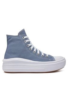 Converse Trampki Chuck Taylor All Star Move A06500C Fioletowy. Fioletowe trampki Converse, bez wzorów, z materiału, bez zapięcia. Za 259,99 zł.