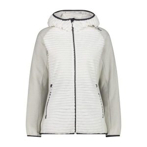 Bluza damska turystyczna CMP 32P1976. Białe bluzy CMP, xl, bez wzorów, bez kaptura. W wyprzedaży za 258,99 zł.