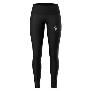 Damskie legginsy Macron Sarez. Czarne legginsy MACRON, bez wzorów, z lycry, z podwyższonym stanem. Za 248,95 zł.