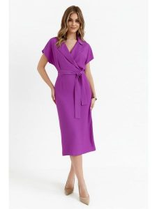 Stylove Sukienka w kolorze fioletowym rozmiar: S. Różowe sukienki Stylove, s, bez wzorów, bez kołnierzyka, bez ramiączek, midi. Za 245,96 zł.