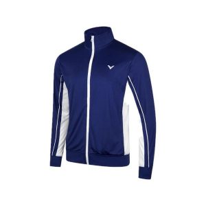 Bluza sportowa VICTOR J-43600 B. Niebieskie bluzy VICTOR, xl, bez wzorów, bez kaptura. Za 169,99 zł.