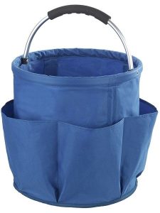 Wenko Wiaderko domowe w kolorze niebieskim - wys. 35 x Ø 35 cm rozmiar: onesize. Niebieskie shopper bag Wenko, bez wzorów, z materiału, bez dodatków. Za 62,61 zł.