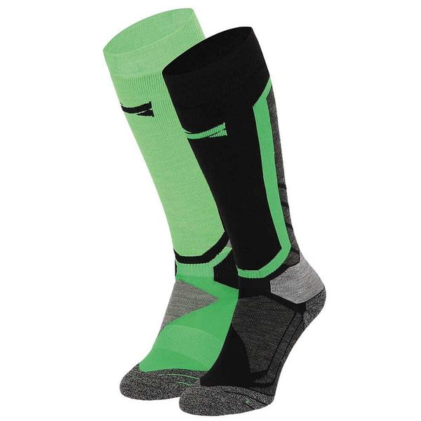Skarpety snowboardowe Xtreme, 2 par, Multi Zielony. Czarne skarpetki XTREME SOCKSWEAR, bez wzorów. Za 156,20 zł.