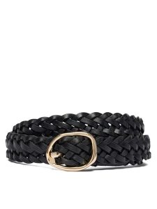 Tommy Hilfiger Pasek Th Sculpt 2.0 Woven AW0AW18696 Czarny. Czarne paski TOMMY HILFIGER, bez wzorów, ze skóry. Za 249,99 zł.