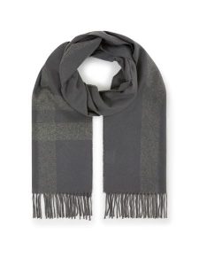 Lanerossi Kaszmirowy szal "Senna" w kolorze szarym - 190 x 35 cm rozmiar: onesize. Szare szaliki Lanerossi, bez wzorów, z kaszmiru. Za 282,99 zł.