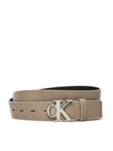 Calvin Klein Pasek Damski K60K612289 Beżowy. Brązowe paski Calvin Klein, bez wzorów, ze skóry. Za 149,99 zł.