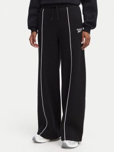 Reebok Spodnie dresowe Oliwia RK25683CCW Czarny Regular Fit. Czarne spodnie dresowe Reebok, m, bez wzorów, z dresówki. Za 199,99 zł.
