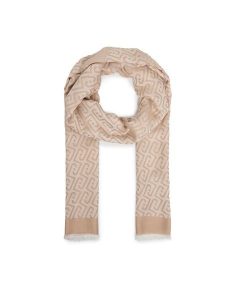 Liu Jo Szal 2A6001 T0300 Beżowy. Brązowe rękawiczki Liu Jo, bez wzorów, z wiskozy. Za 249,99 zł.