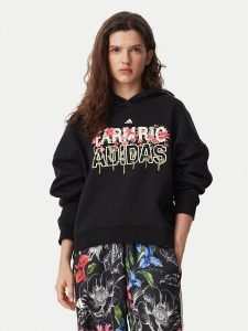 Adidas Bluza Farm Rio Hoodie KR0252 Czarny Regular Fit. Czarne bluzy ADIDAS, xs, bez wzorów, z bawełny, bez kaptura. Za 349,99 zł.