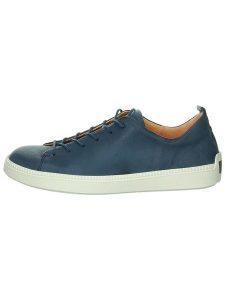 Think! Skórzane sneakersy "Turna" w kolorze granatowym rozmiar: 37. Niebieskie trampki Think, bez wzorów, ze skóry, bez zapięcia. Za 473,45 zł.