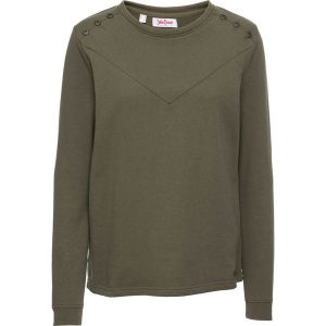 Bluza z guzikami bonprix ciemnooliwkowy. Bluzy marki 4f. Za 37,99 zł.