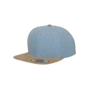 Czapka Flexfit chamy-uede. Brązowe czapki FLEXFIT, bez wzorów, z materiału, sportowe. Za 97,40 zł.