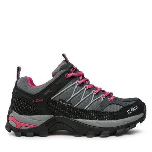 Trekkingi CMP. Szare buty sportowe CMP, bez wzorów, bez zapięcia, trekkingowe. Za 269,99 zł.