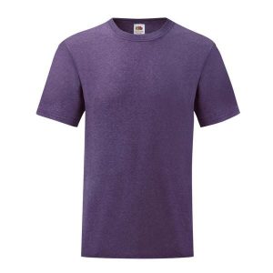 Koszulka Unisex Dla Dorosłych Valueweight. Fioletowe bluzki FRUIT OF THE LOOM, xl, bez wzorów, sportowe, bez kołnierzyka, bez ramiączek. Za 37,99 zł.