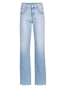 Herrlicher Dżinsy "Breezy" - Straight fit - w kolorze błękitnym rozmiar: W25/L32. Niebieskie jeansy Herrlicher, bez wzorów, z podwyższonym stanem. Za 205,93 zł.