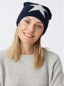 Zwillingsherz Czapka beanie w kolorze czarnym rozmiar: onesize. Czarne czapki Zwillingsherz, bez wzorów, z kaszmiru. Za 83,42 zł.