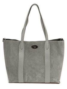 Mia Tomazzi Skórzany shopper bag "Bersezio" w kolorze szarym - 45 x 29 x 12 cm rozmiar: onesize. Szare shopper bag Mia Tomazzi, bez wzorów, z materiału, na ramię, bez dodatków. Za 404,99 zł.