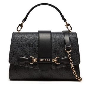 Torebka Guess. Czarne torebki klasyczne Guess, z aplikacjami, bez dodatków. Za 589,99 zł.