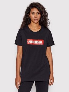 NEBBIA T-Shirt 592 Czarny Regular Fit. Czarne t-shirty NEBBIA, xs, bez wzorów, z bawełny, bez kołnierzyka, bez ramiączek. Za 119,99 zł.