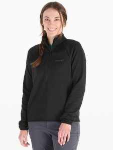 Marmot Bluza polarowa "Leconte" w kolorze czarnym rozmiar: S. Czarne bluzy Marmot, s, bez wzorów, z materiału, bez kaptura. Za 201,08 zł.