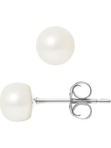 Pearline Kolczyki-wkrętki z perłami w kolorze białym rozmiar: onesize. Białe kolczyki Pearline, z perłą, złote. Za 209,95 zł.