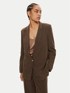 ViCOLO Marynarka TB1561 Brązowy Regular Fit. Brązowe marynarki i żakiety ViCOLO, s, bez wzorów, z wiskozy. Za 389,99 zł.