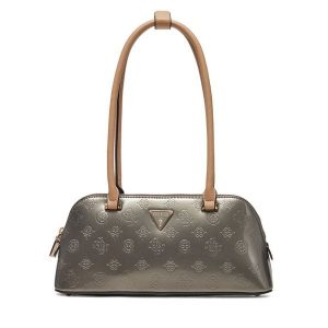 Torebka Guess. Szare torebki klasyczne Guess, z aplikacjami, bez dodatków. Za 329,99 zł.