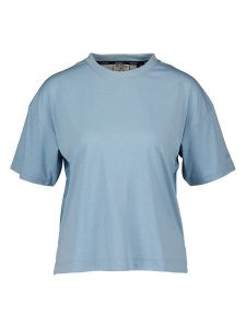 DOLOMITE Koszulka "Latemar DRI" w kolorze błękitnym rozmiar: XL. Niebieskie bluzki Dolomite, xl, bez wzorów, z bawełny, bez kołnierzyka, bez ramiączek. Za 78,28 zł.