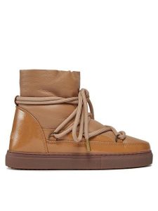Inuikii Śniegowce Gloss 75202-007 Beżowy. Brązowe buty zimowe Inuikii, ze skóry, bez obcasa, bez zapięcia. Za 949,99 zł.